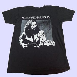 George Harrison Graphic T-Shirt Black L